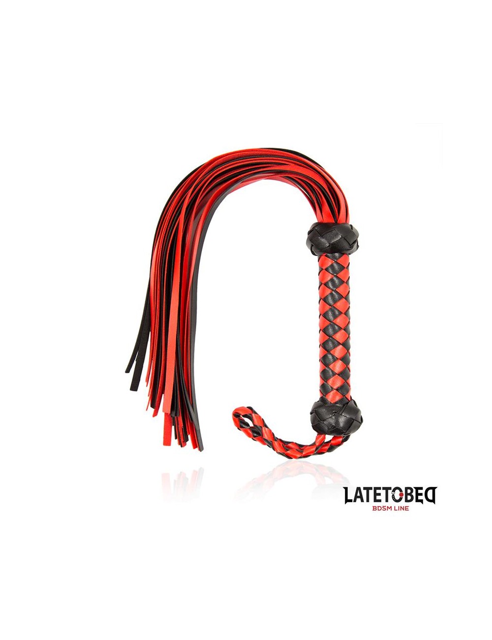 Flogger Rojo y Negro 50cm