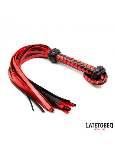 Flogger Rojo y Negro 50cm
