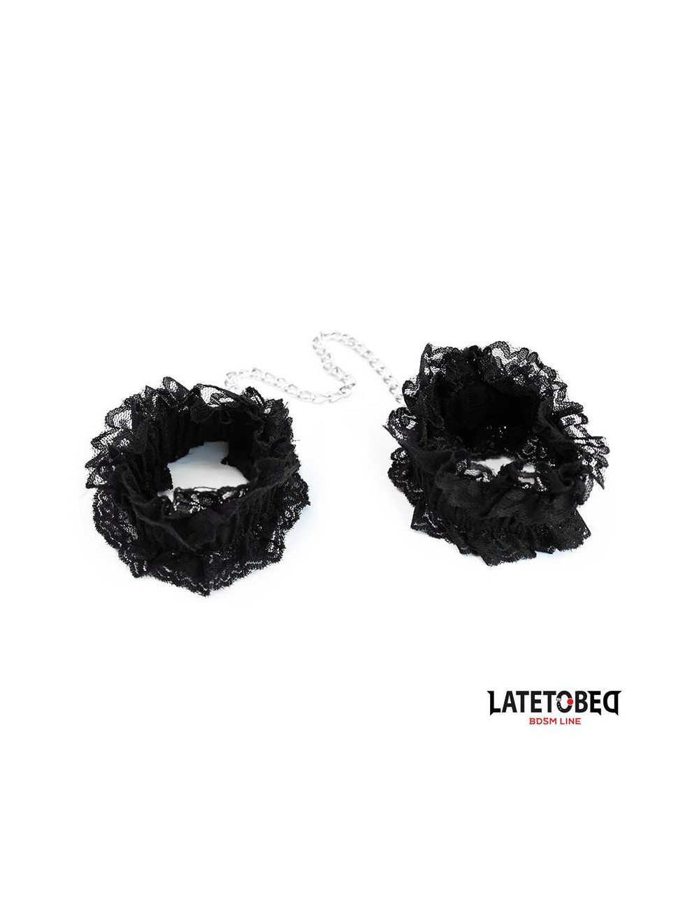 Esposas para Pies de Encaje Elastico Negro
