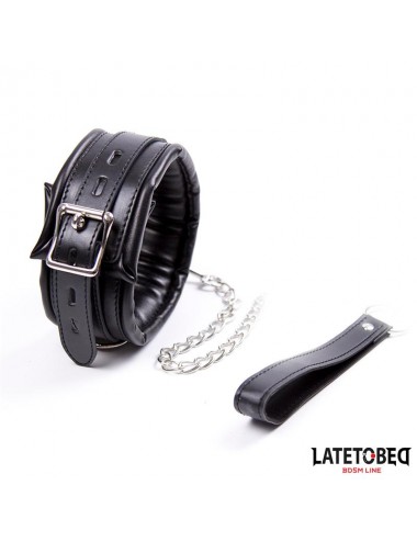 Collar Acolchado Grande con Correa