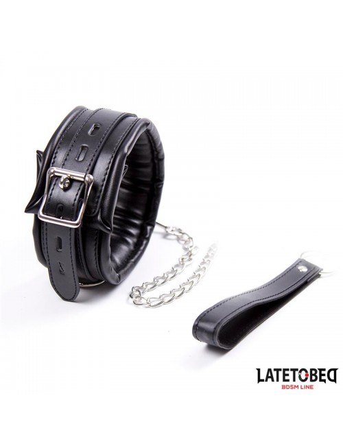 Collar Acolchado Grande con Correa