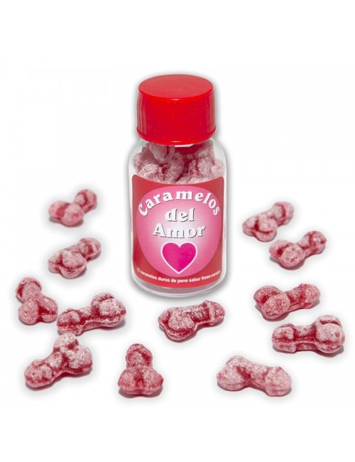 Bote Caramelos Pene Amor 12 und