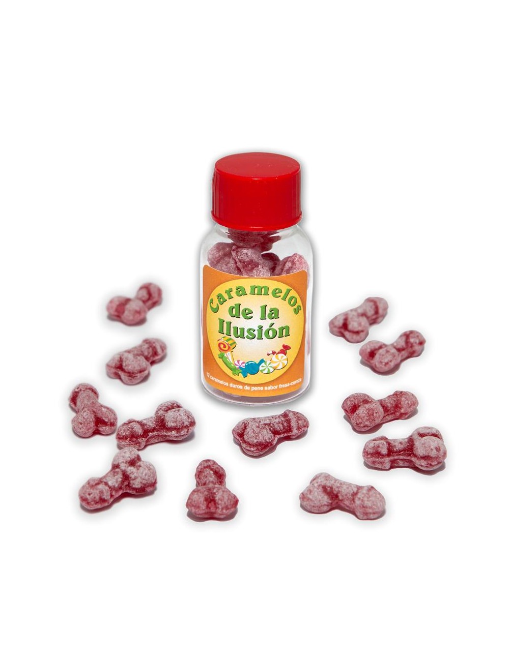 Bote Caramelos Pene Ilusion 12 und