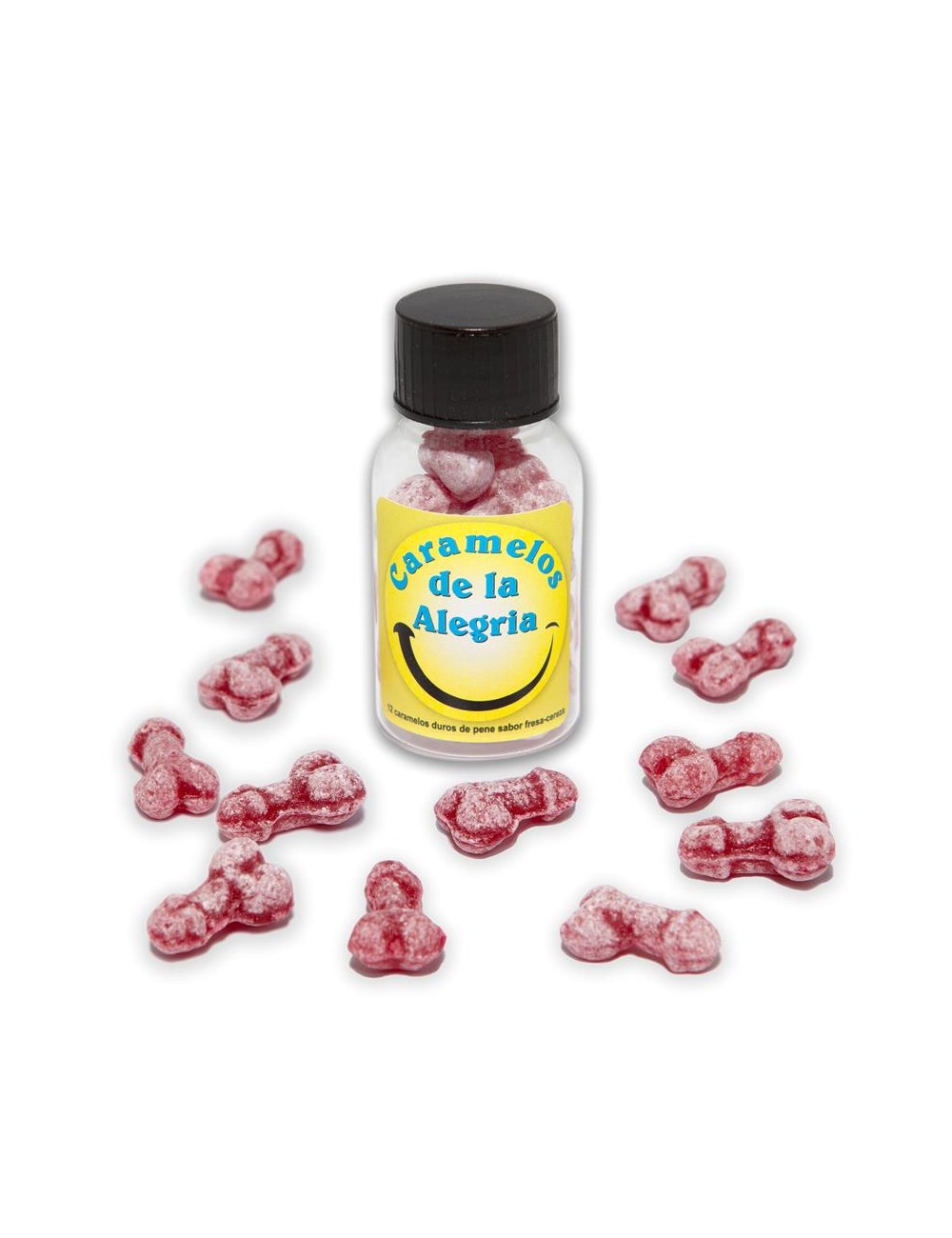 Bote Caramelos Pene Alegria 12 und