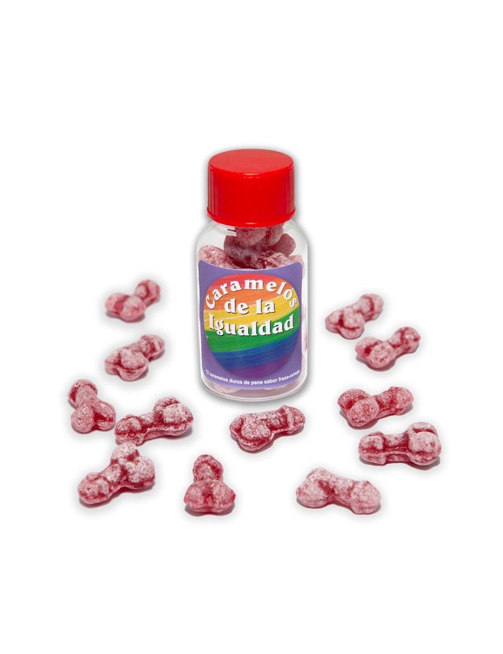 Bote Caramelos Pene Igualdad 12 und