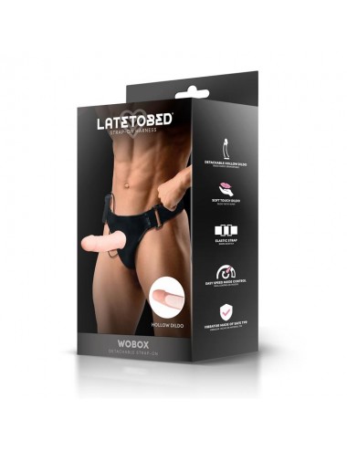 Wobox Arnes con Dildo Hueco Desmontable Vibracion y Control Remoto