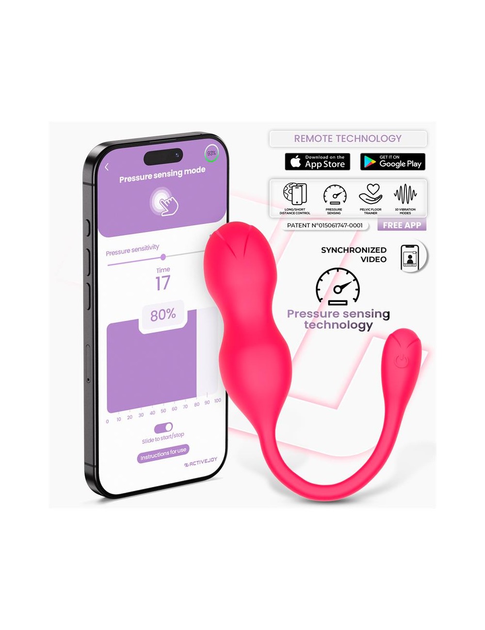 Kyra Entrenador de Suelo Pelvico con Sensor de Presion y App