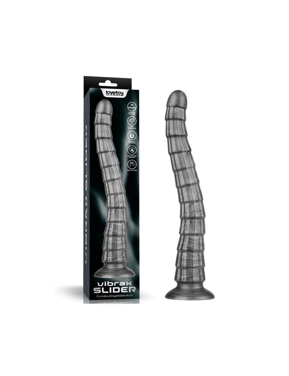 Vibrax Slider Dildo anal con Vibracion King Sized 145