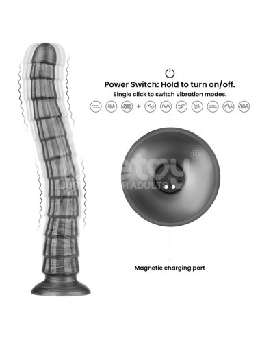 Vibrax Slider Dildo anal con Vibracion King Sized 145