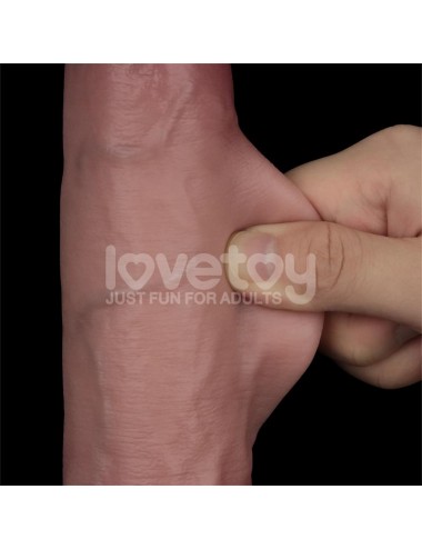 Sliding PRO II Dildo Piel Deslizante Retractil Dual layer 9