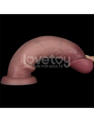 Sliding PRO II Dildo Piel Deslizante Retractil Dual layer 9