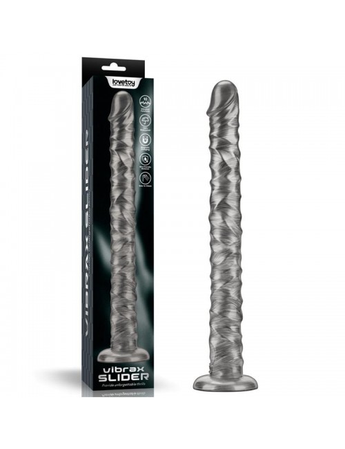 Vibrax Slider DIldo Anal con Vibracion King Sized 16
