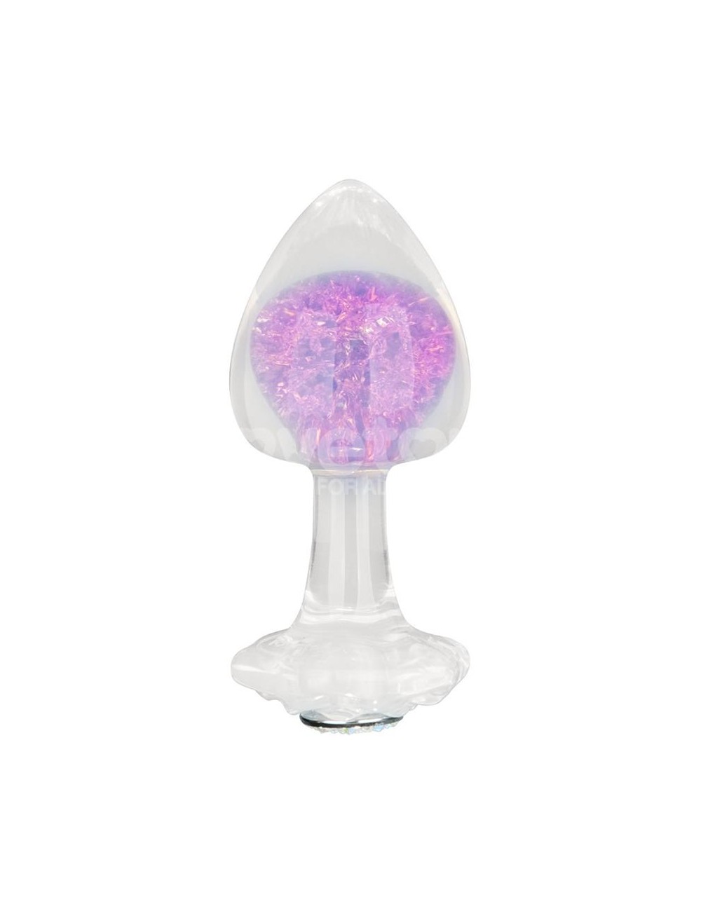 Gemoria Plug Anal de Silicona con Esfera de Cristal