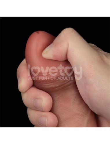 Sliding Pro Dildo Piel Deslizante Retractil Dual Layer 85