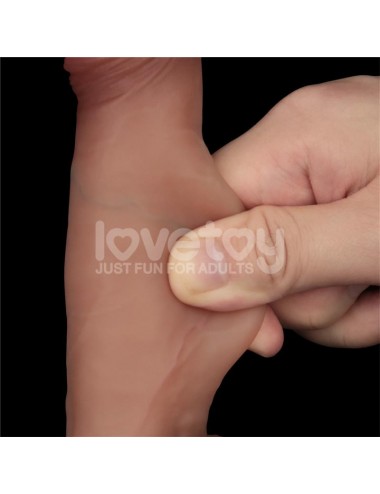Sliding Pro Dildo Piel Deslizante Retractil Dual Layer 75
