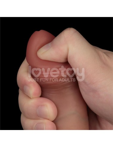 Sliding Pro Dildo Piel Deslizante Retractil Dual Layer 75