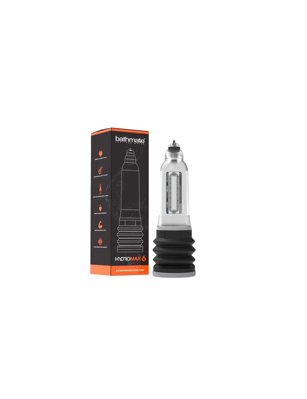 Bomba para el pene Hydromax6 Transparente