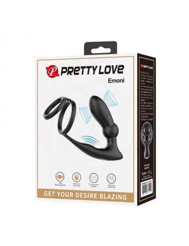 Emoni Anillo Vibrador para el Pene y Plug Anal