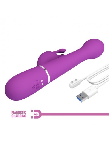 Dejon Vibrador con Thrusting y Rotacion Twinkled