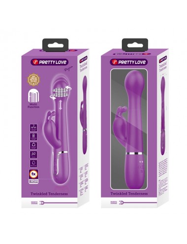 Dejon Vibrador con Thrusting y Rotacion Twinkled