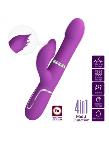 Zalin Vibrador con Bolas Rotatorias y Lengua