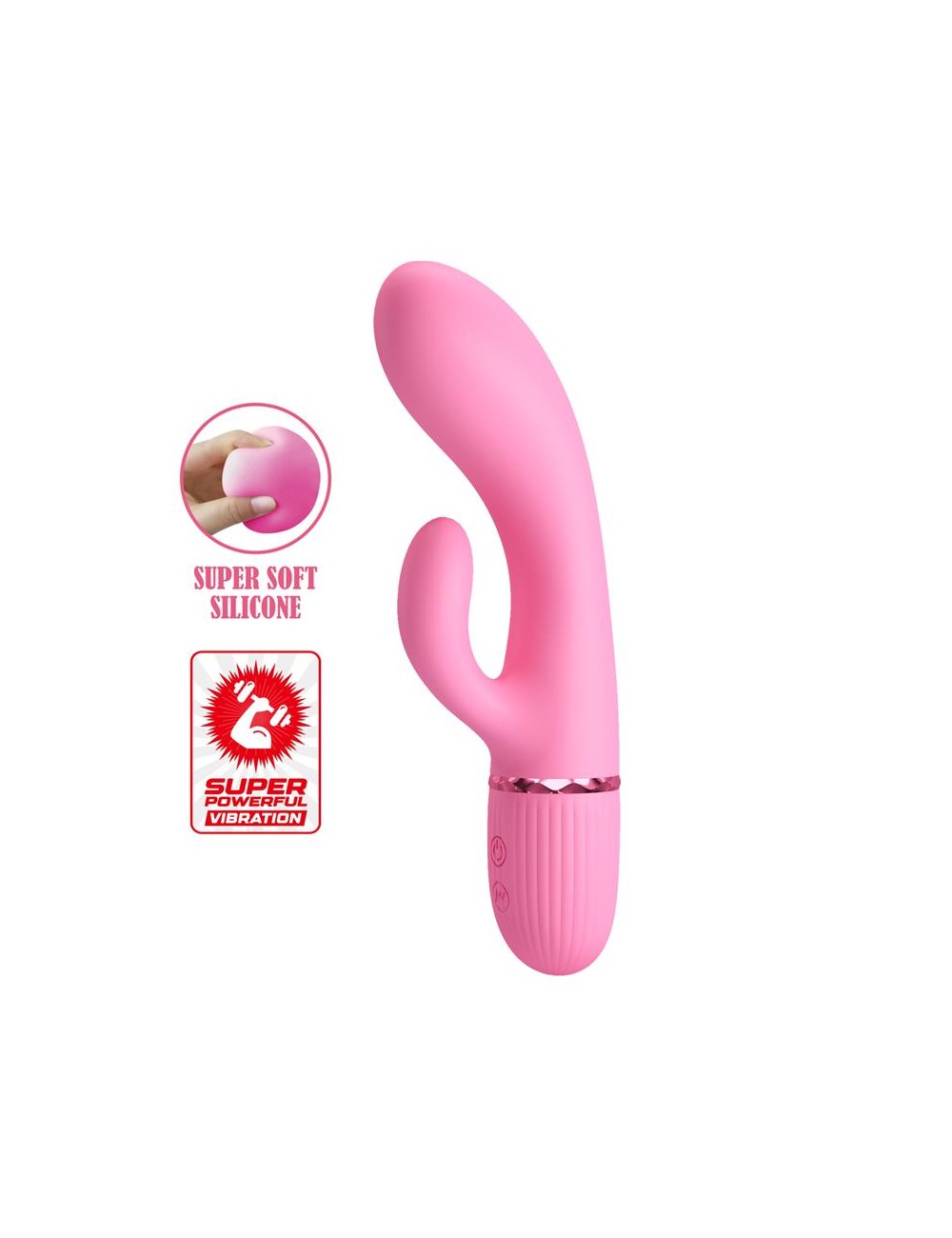 Marski Vibrador con Rabbit Punto G Rosa