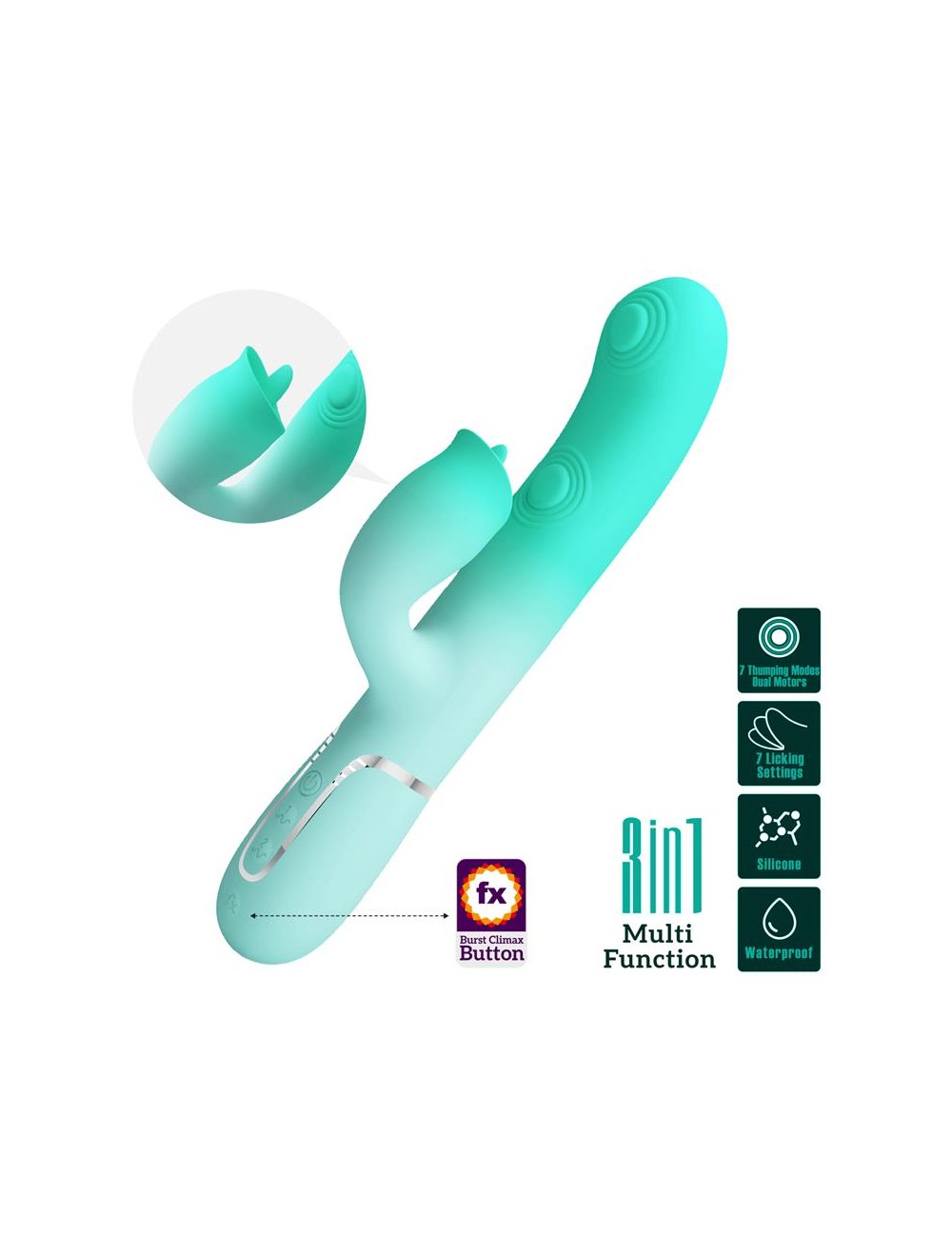 Gigi Vibrador con Thumping y Licking