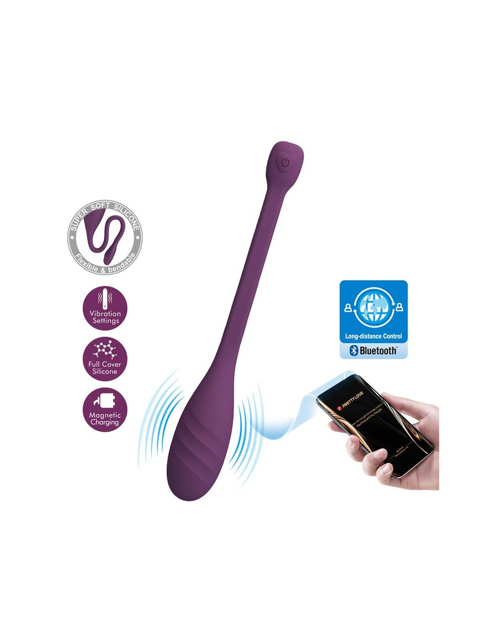Leviathan Huevo Vibrador con APP