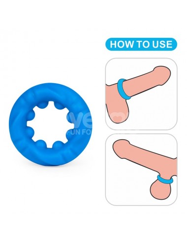 Pinnacle Pro Ridge Bump Stretcher Anillo para el Pene