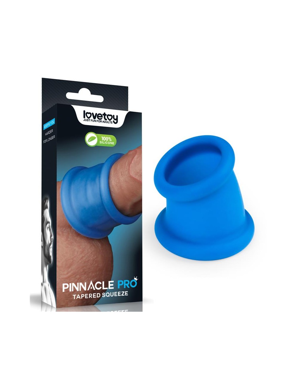 Pinnacle Pro Tapered Squeeze Stretcher Anillo para el Pene