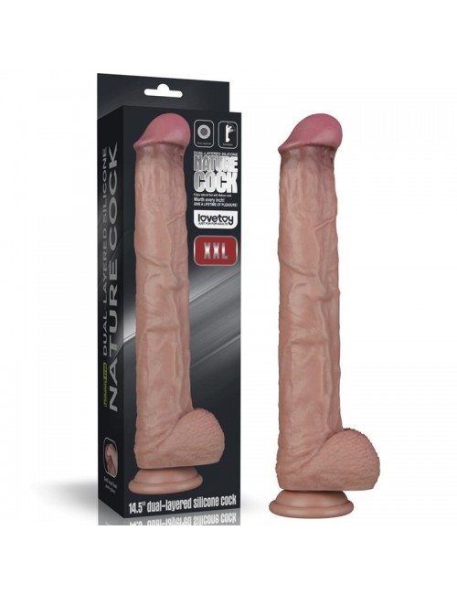 Dildo Dual Layer Articulable XXL 145
