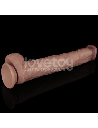 Dildo Dual Layer Articulable XXL 145