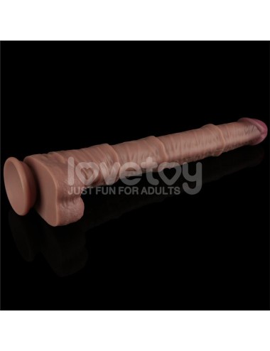 Dildo Dual Layered Articulable XXL 16