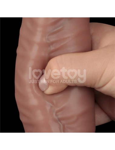 Dildo Dual Layered Articulable XXL 16