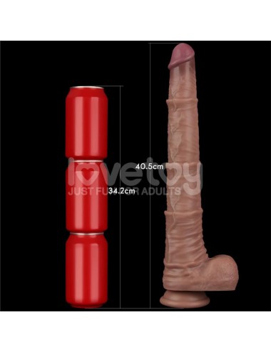 Dildo Dual Layered Articulable XXL 16