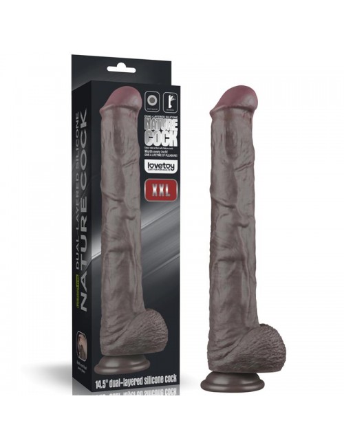 Dildo Dual Layered Articulable XXL 145