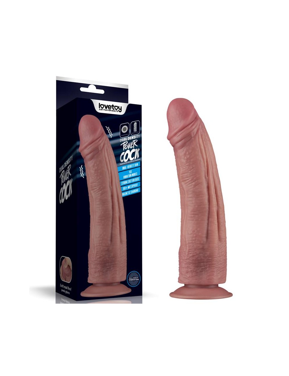 Dildo Dual Density con Vibracion 105