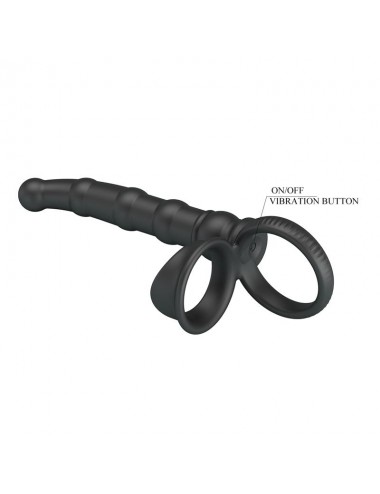Tatum Plug Anal con Anillo para el Pene con Vibracion
