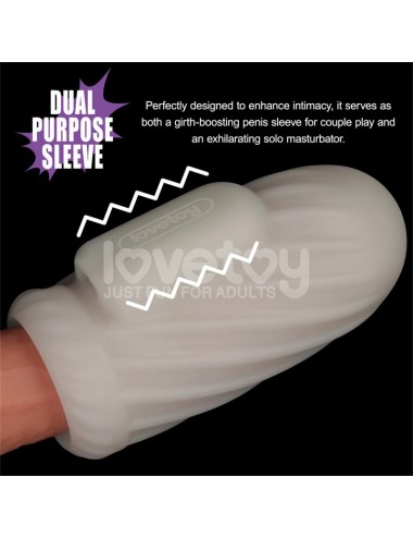Knights Ring Funda para el Pene y Estimulador Spiral