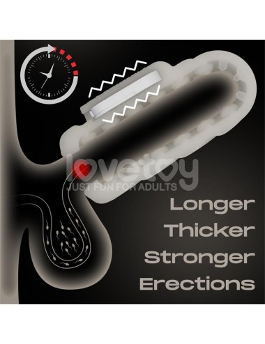 Knights Ring Funda para el Pene y Estimulador Spiral