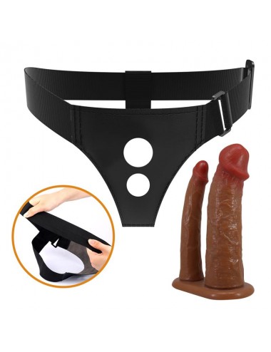 Keaven Arnes con Dildo Doble Hueco