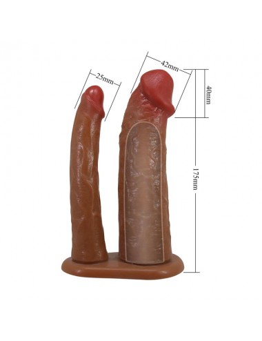 Keaven Arnes con Dildo Doble Hueco