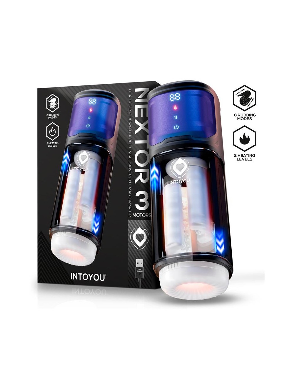 Nextor Masturbador Automatico Avanzado Funcion Friccion y Calor
