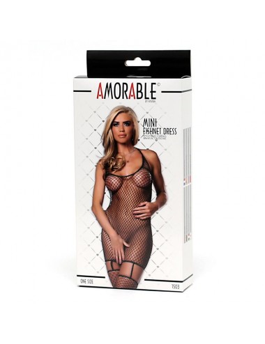 Mini Vestido de Rejilla Talla unica