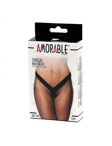 Tanga Negro Talla Unica