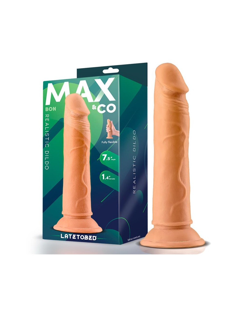 Bon Dildo Realista con Ventosa 75 Natural