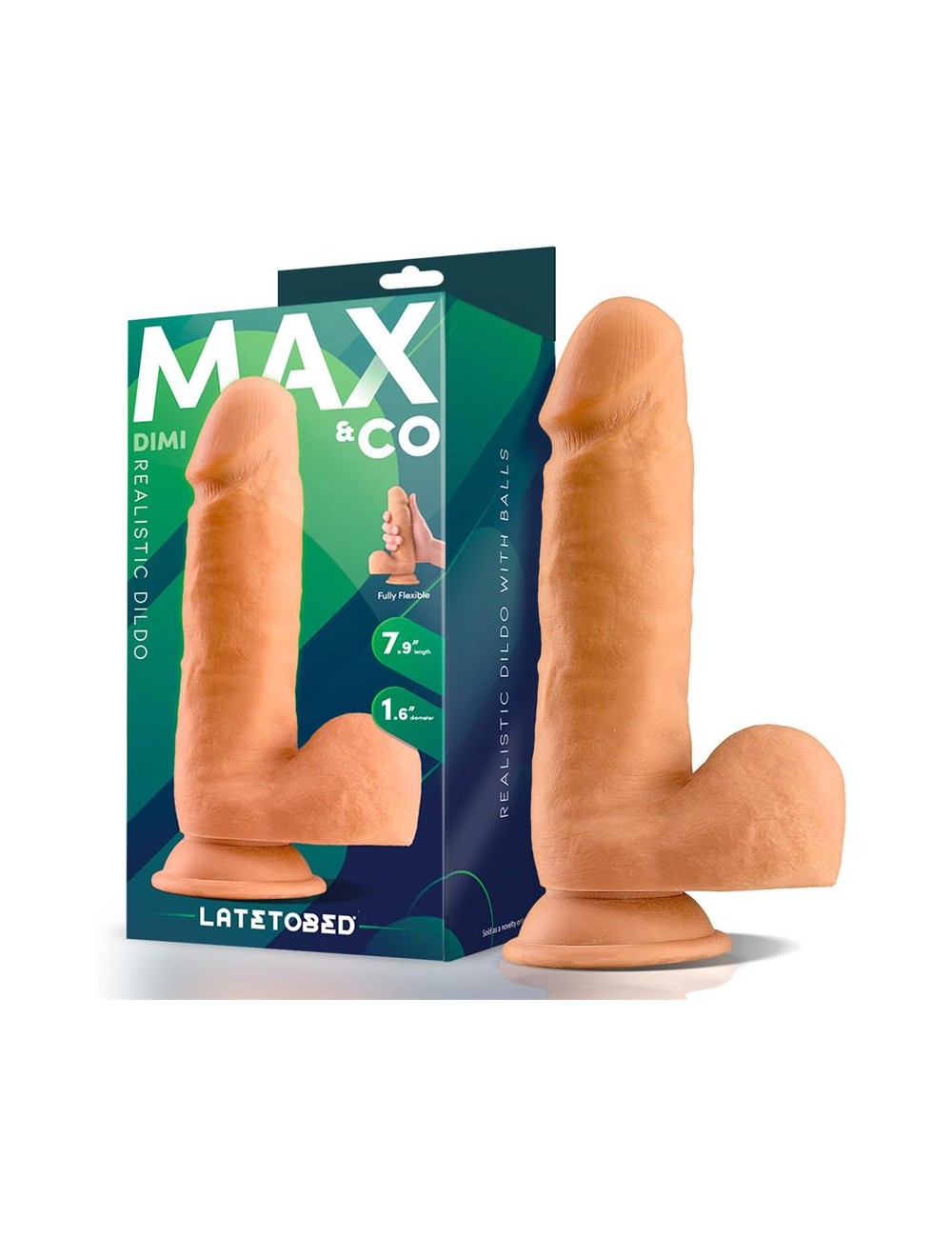 Dimi Dildo Realista con Testiculos 79 Natural