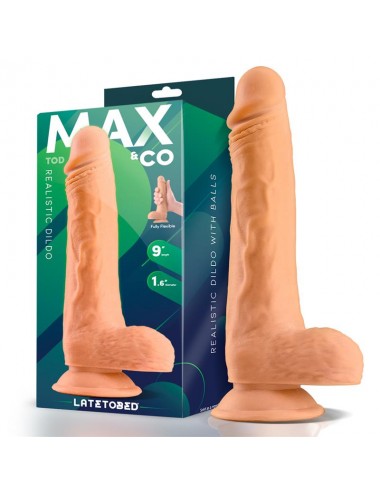 Tod Dildo Realista con Testiculos 9 Natural