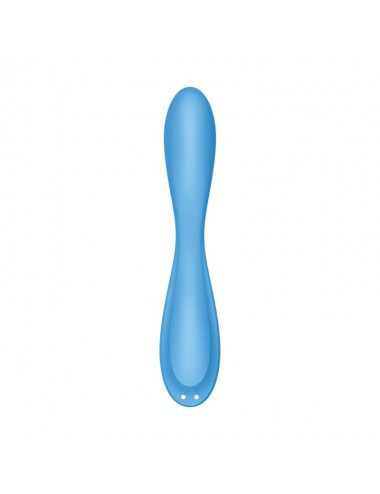 Vibrador G Spot Flex 4 con APP Satisfyer Connect Azul