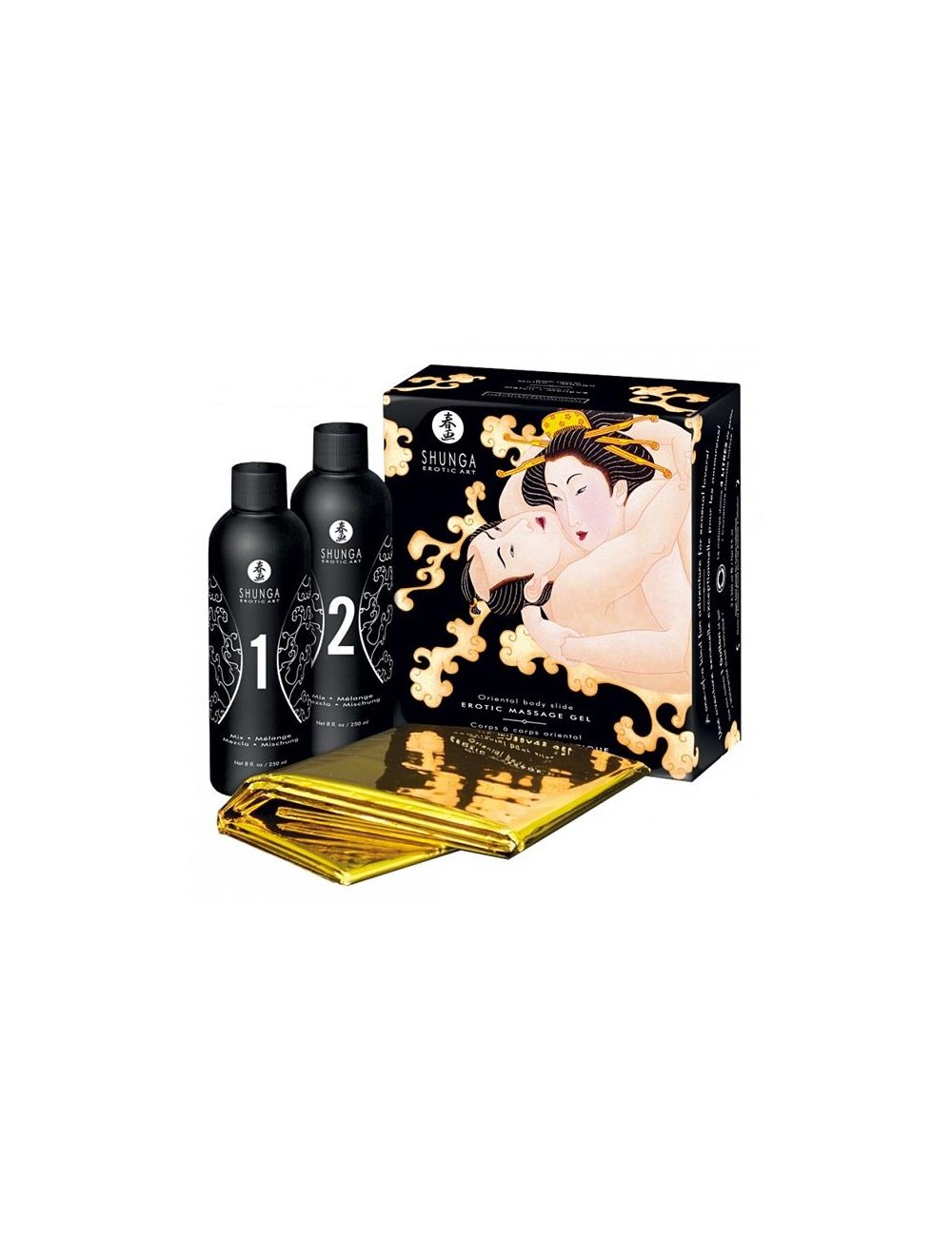 Shunga Kit de Gel de Masaje Aroma a Vino Espumoso